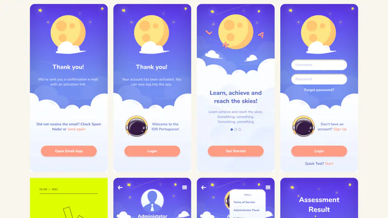 Galleries of phone screens switch to an even grid