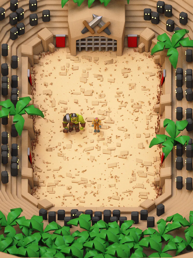 This is first blockout of the map, quick dirty test to see how it will look on the phone.