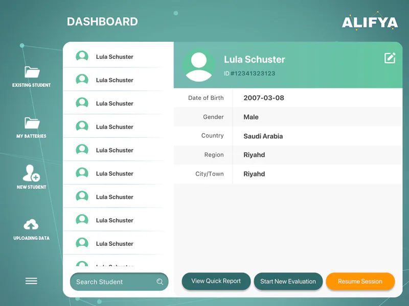 Alifya - User Interface — image 6