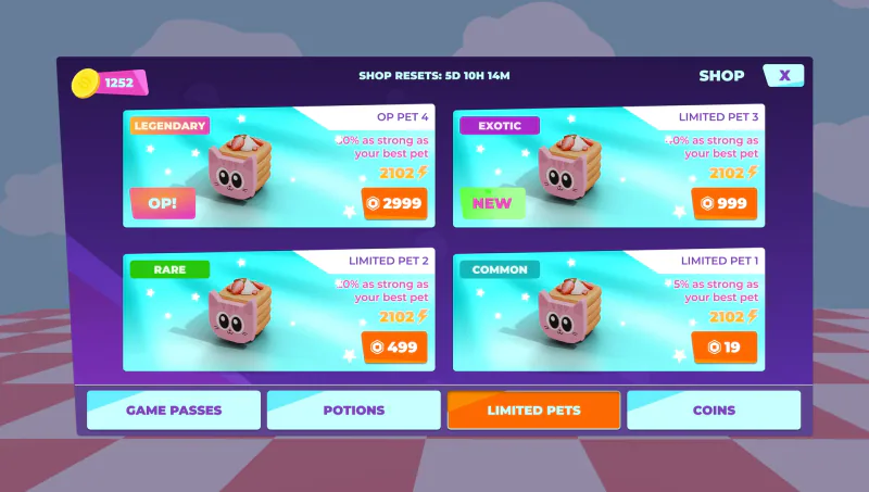 Raining Tacos UI/UX Design - Roblox Game — image 20