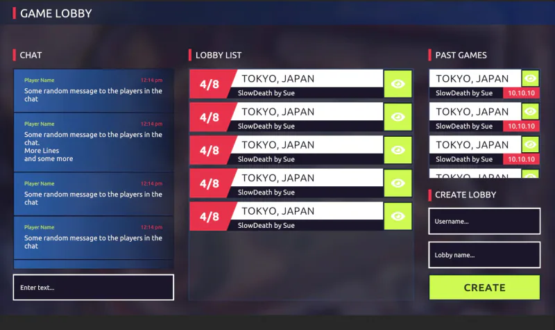 Racing UI prototype — image 1