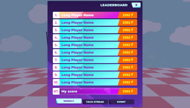 Raining Tacos UI/UX Design - Roblox Game — image 14