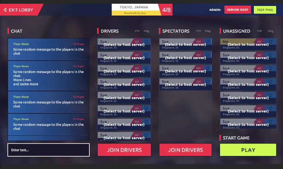 Racing UI prototype — image 2