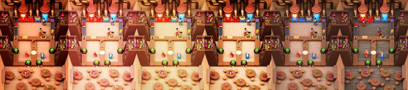 Some of the color versions I was testing for the game.